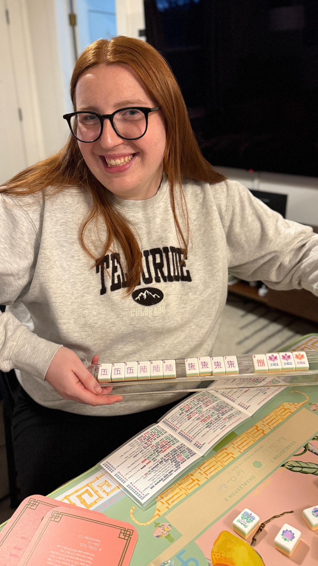 Rachel Gragg's winning hand